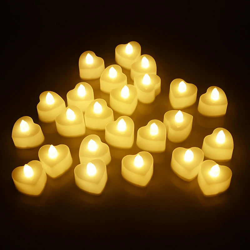 Cadeau bougie LED message d’amour