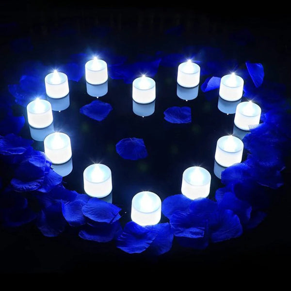 Bougie LED cœur pour déco amour