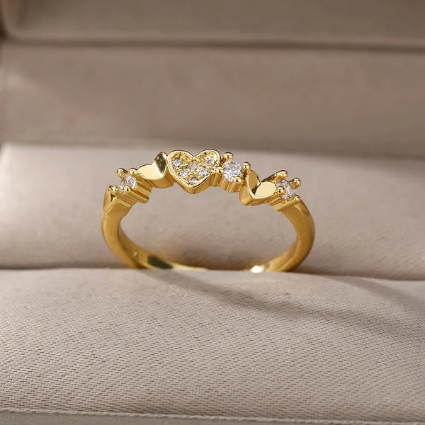Bague femme acier inoxydable